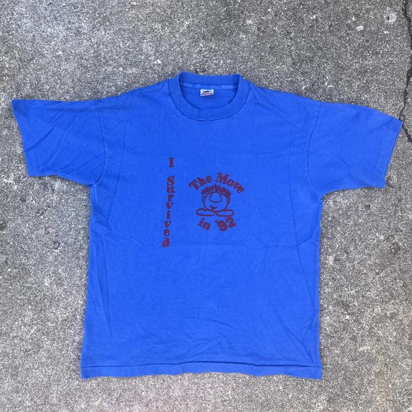 Vintage Move in 92' T-Shirt Men's Large - Picture 2 of 4